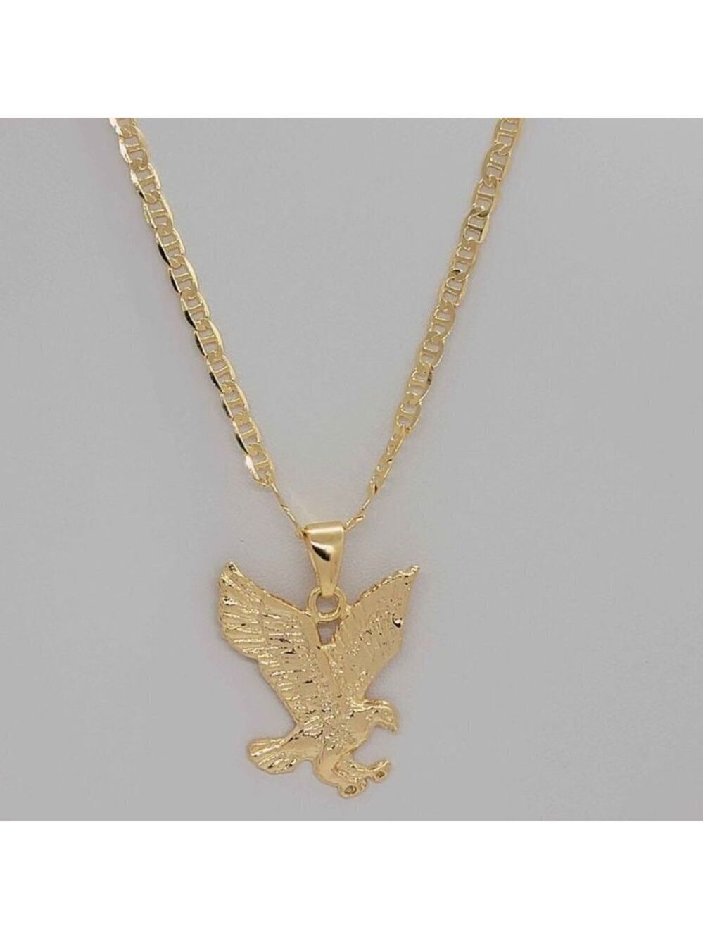 Brand New Brazilian 18k Gold Filled Eagle Necklace